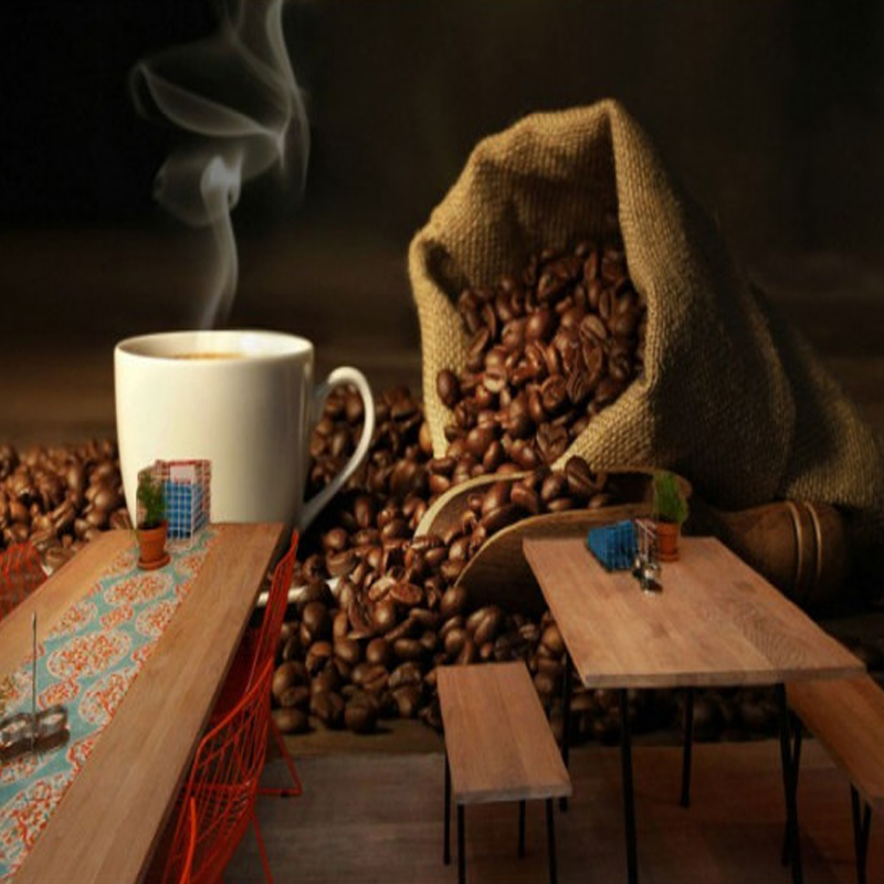 Ταπετσαρία για κατάστημα καφέ Coffee Time